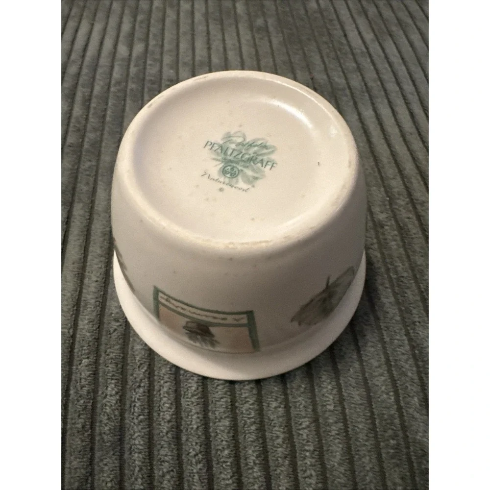 Pfaltzgraff Naturewood Creamer & Sugar Bowl w/ Lid Cottagecore Grannycore